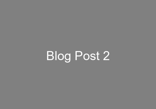 Blog Post 2