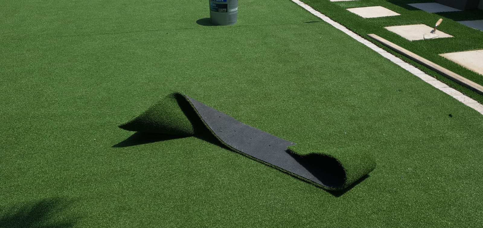 Basketball artificial grass installation by Syngrass